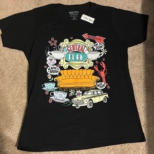 NWT Box Lunch Friends Black Graphic T-Shirt Size 2X
